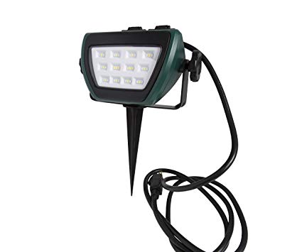 Illuminator 41927 Multi-Color 500 Lumen LED Stake Light with Outlets