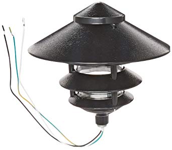 RAB Lighting LL23B Incandescent 4 Tier Lawn Light with 10