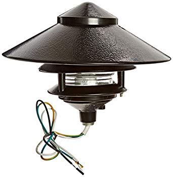 RAB Lighting LL323B Incandescent 3 Tier Lawn Light with 10