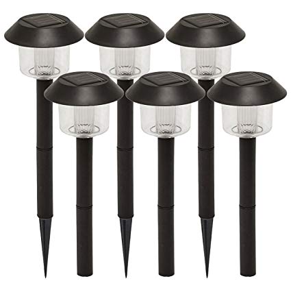 Sogrand Solar Lights Outdoor Pathway Decorative Garden Stake Light Decorations Waterproof Bright Warm White LED 15 Lumen 2018 of The Day For Outside Landscape Walkway Yard 6Pack