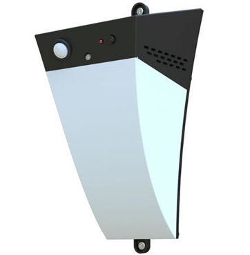 Solar LED Security Light w/ Motion Alarm Function